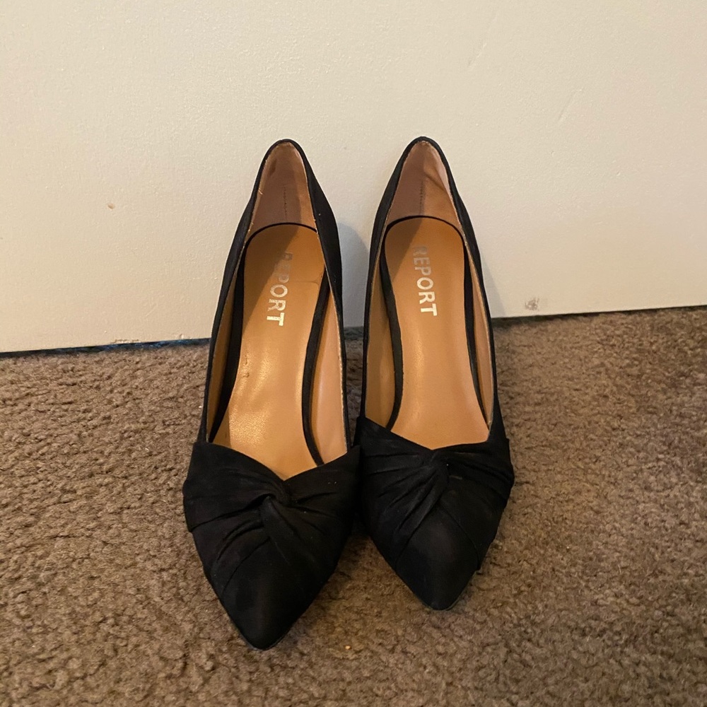 Report suede heel